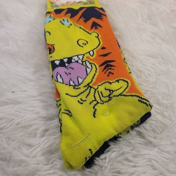 Nickelodeon Rugrats Reptar Unisex Crew Socks- Set of 2- NIP - Picture 4 of 6